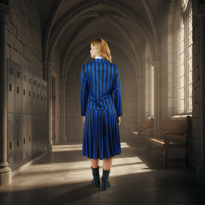 Halloween Costume Gothic Academy Dress Outfit
