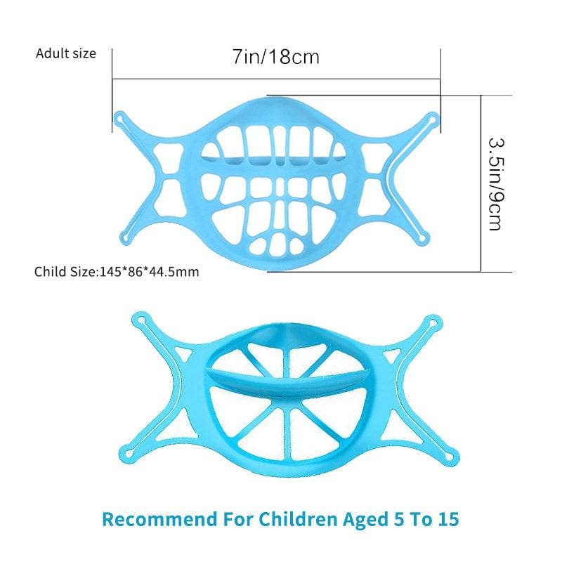 Silicone 3D Mask Bracket Comfort and Breathability Masks - Image 3