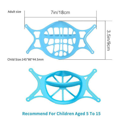 Silicone 3D Mask Bracket Comfort and Breathability Masks - Image 3