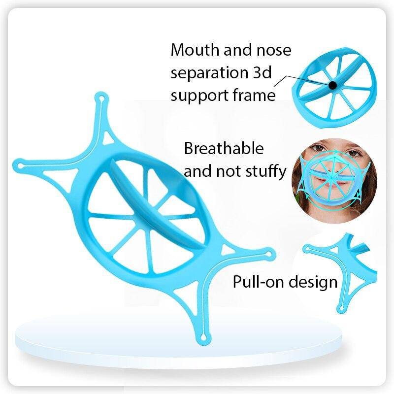 Silicone 3D Mask Bracket Comfort and Breathability Masks - Image 6