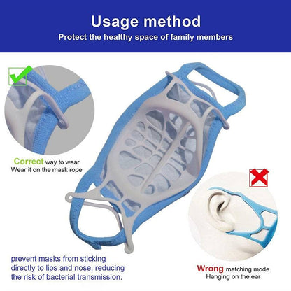 Silicone 3D Mask Bracket Comfort and Breathability Masks - Image 9