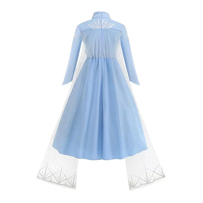 Snow Princess Women's Kids Halloween Costume Cosplay Costume - Image 2