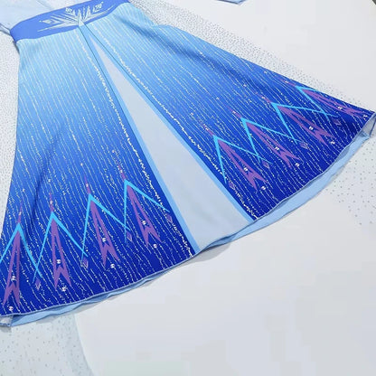 Snow Princess Women's Kids Halloween Costume Cosplay Costume - Image 5