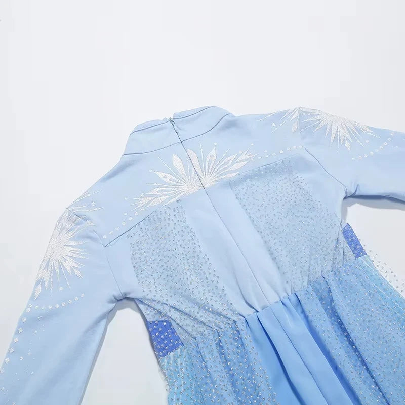 Snow Princess Women's Kids Halloween Costume Cosplay Costume - Image 6