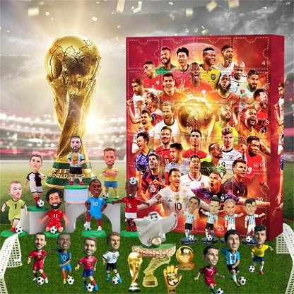 Calendar Soccer Kids Advent Countdown Toy Gift Set