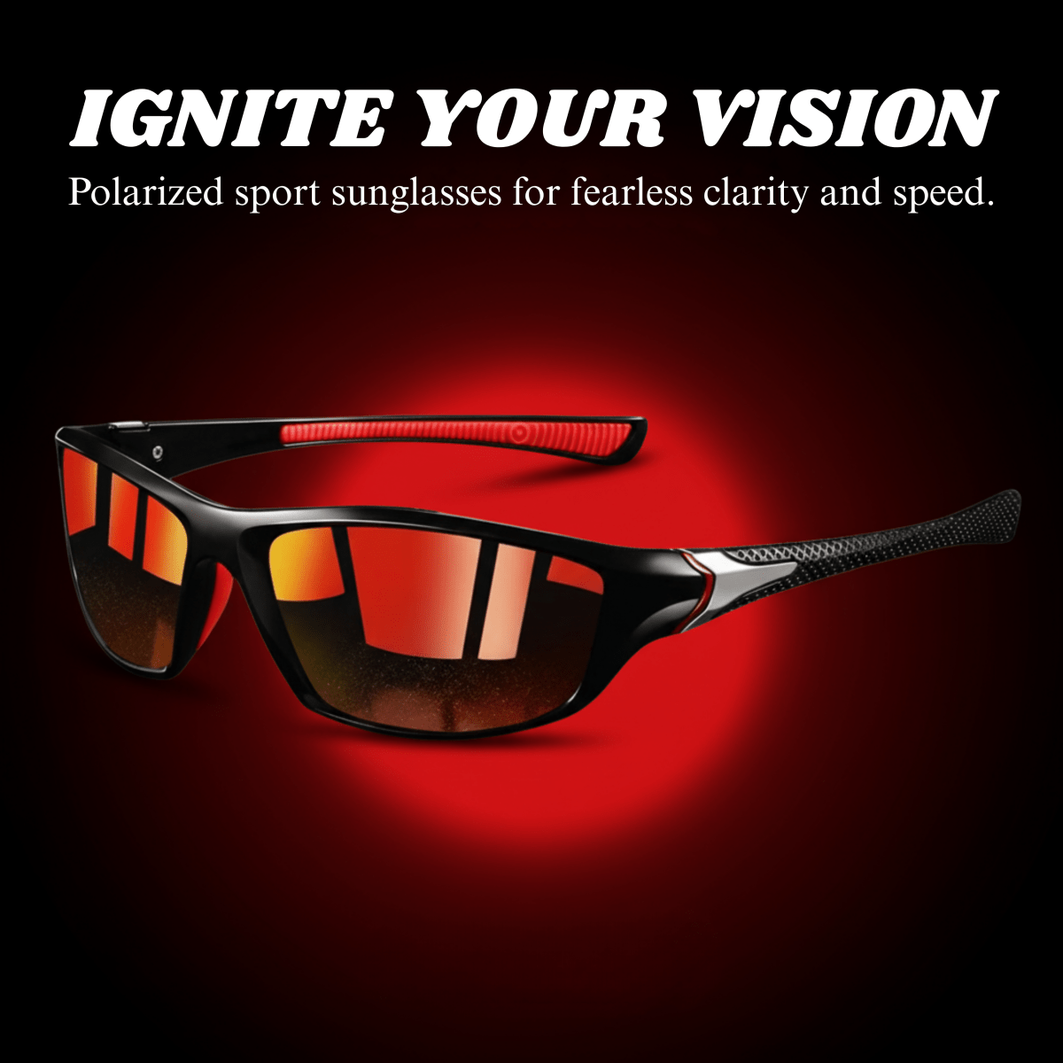 Sport Sunglasses Polarized Lenses & Uv400 Protection - Image 2