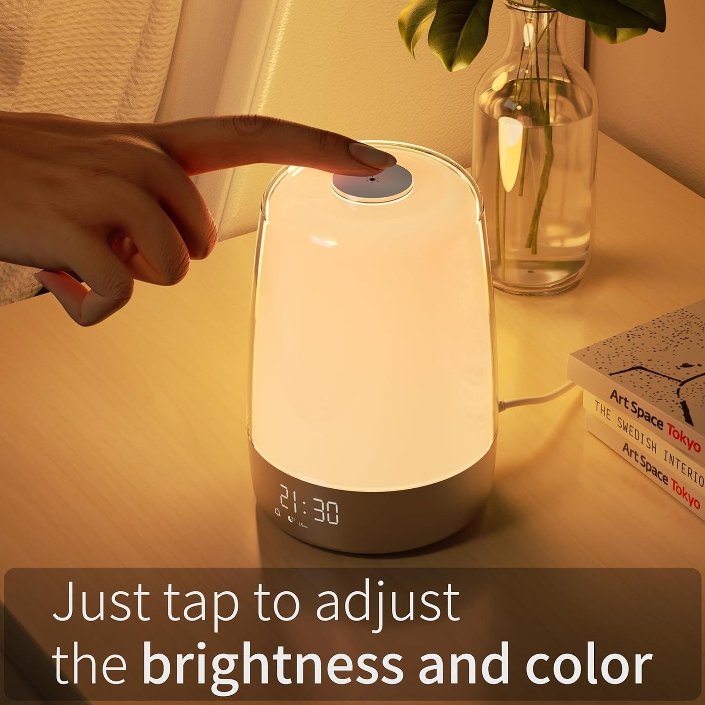 Sunrise Alarm Clock Dimmable Light and Usb-C Rechargeable Design - Image 5