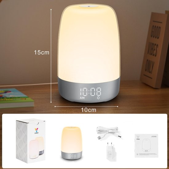Sunrise Alarm Clock Dimmable Light and Usb-C Rechargeable Design - Image 7