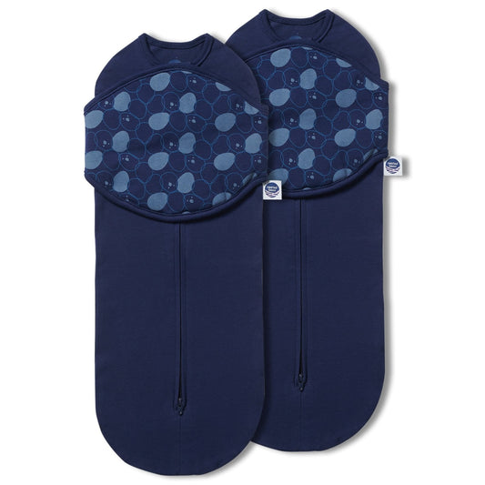 Swaddles Infants Soft Cotton Sleep Sacks 2-Pack Set - Image 1