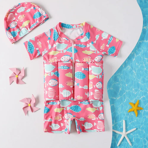 Swimming Float Suit Floatation Swim Suit Children's Swim Float - Image 4