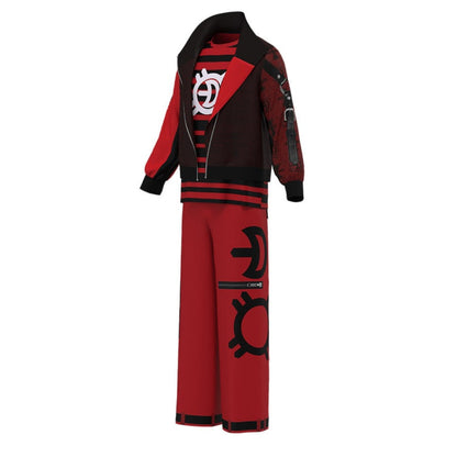 Halloween Costume Cosplay Outfit Gothic Dark Hero Character Set