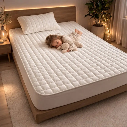 Waterproof Mattress Protector Soft Quilted Bedding Cover Comfort - Image 1