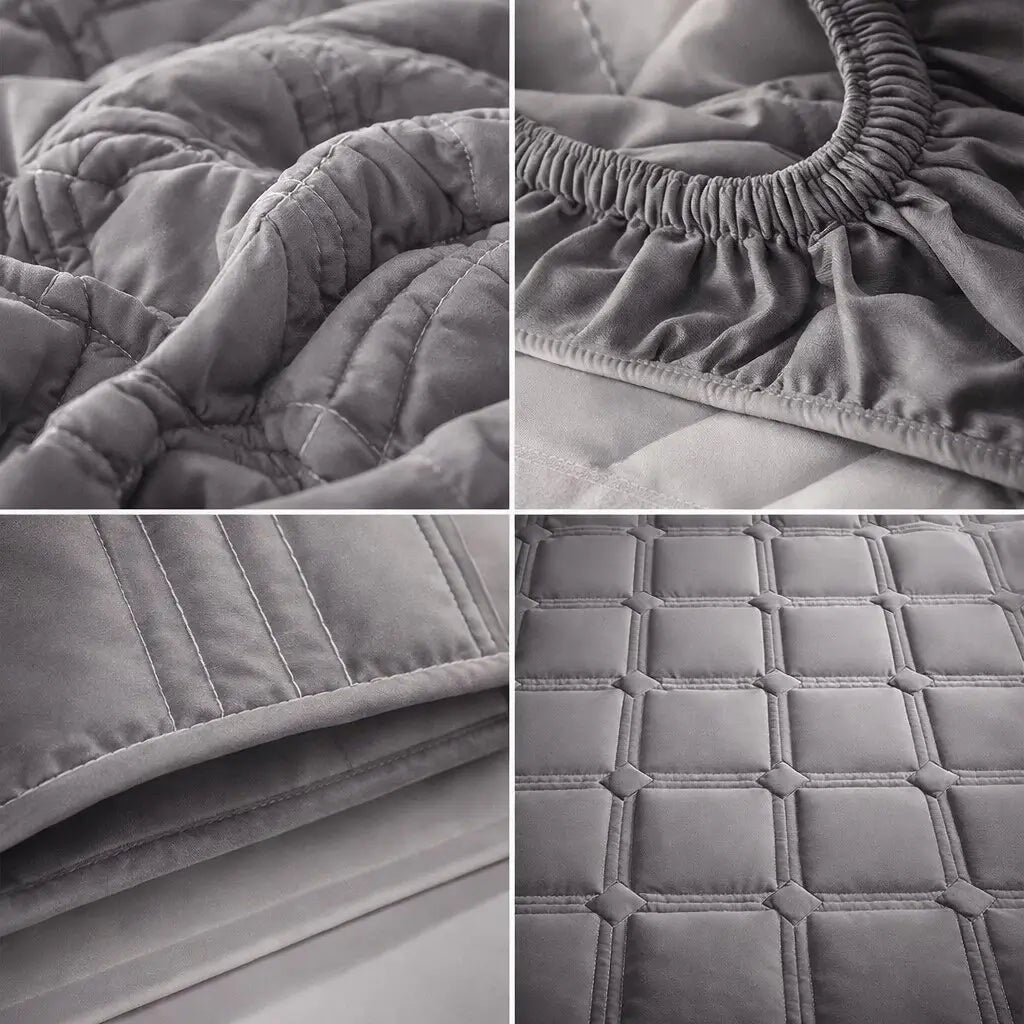 Waterproof Mattress Protector Soft Quilted Bedding Cover Comfort - Image 3