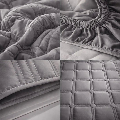 Waterproof Mattress Protector Soft Quilted Bedding Cover Comfort - Image 3