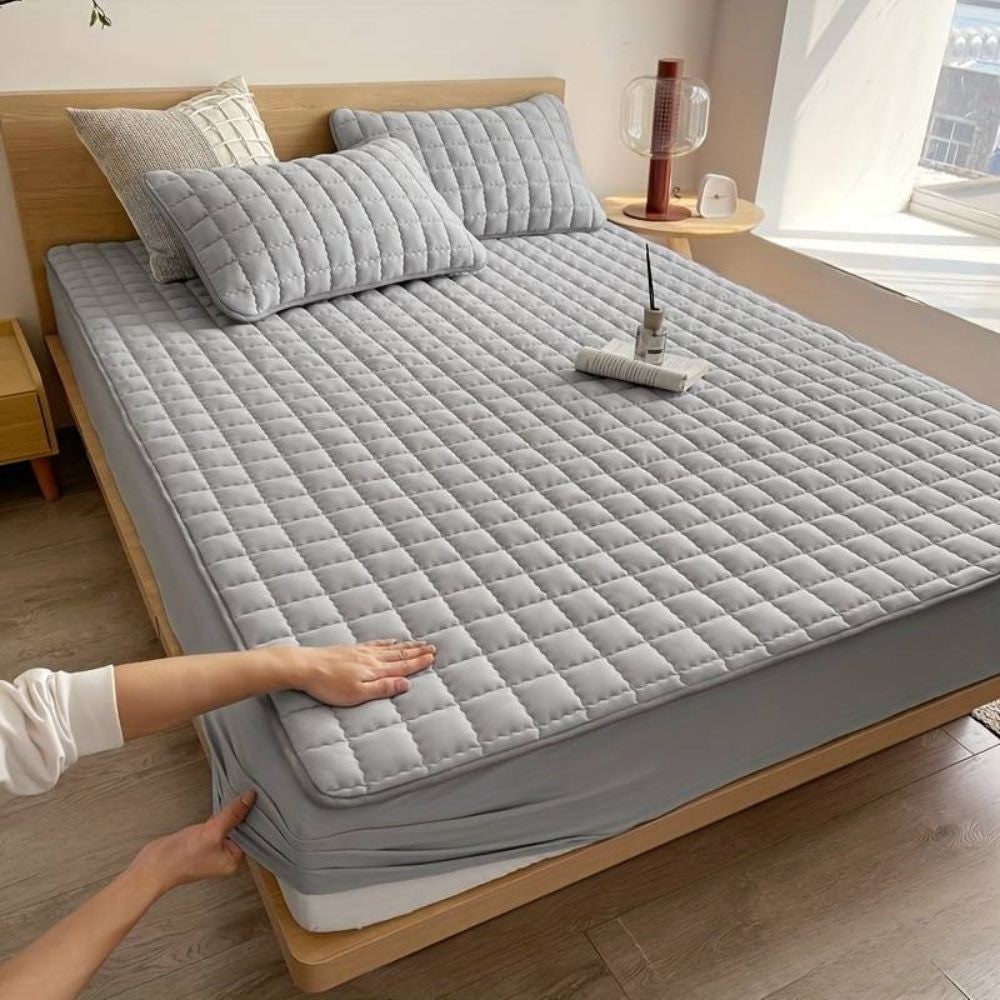 Waterproof Mattress Protector Soft Quilted Bedding Cover Comfort - Image 4