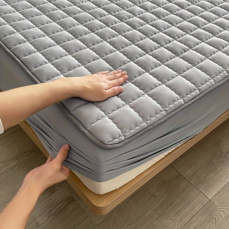 Waterproof Mattress Protector Soft Quilted Bedding Cover Comfort - Image 6
