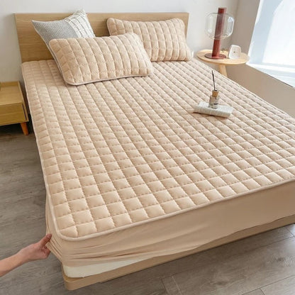 Waterproof Mattress Protector Soft Quilted Bedding Cover Comfort - Image 7