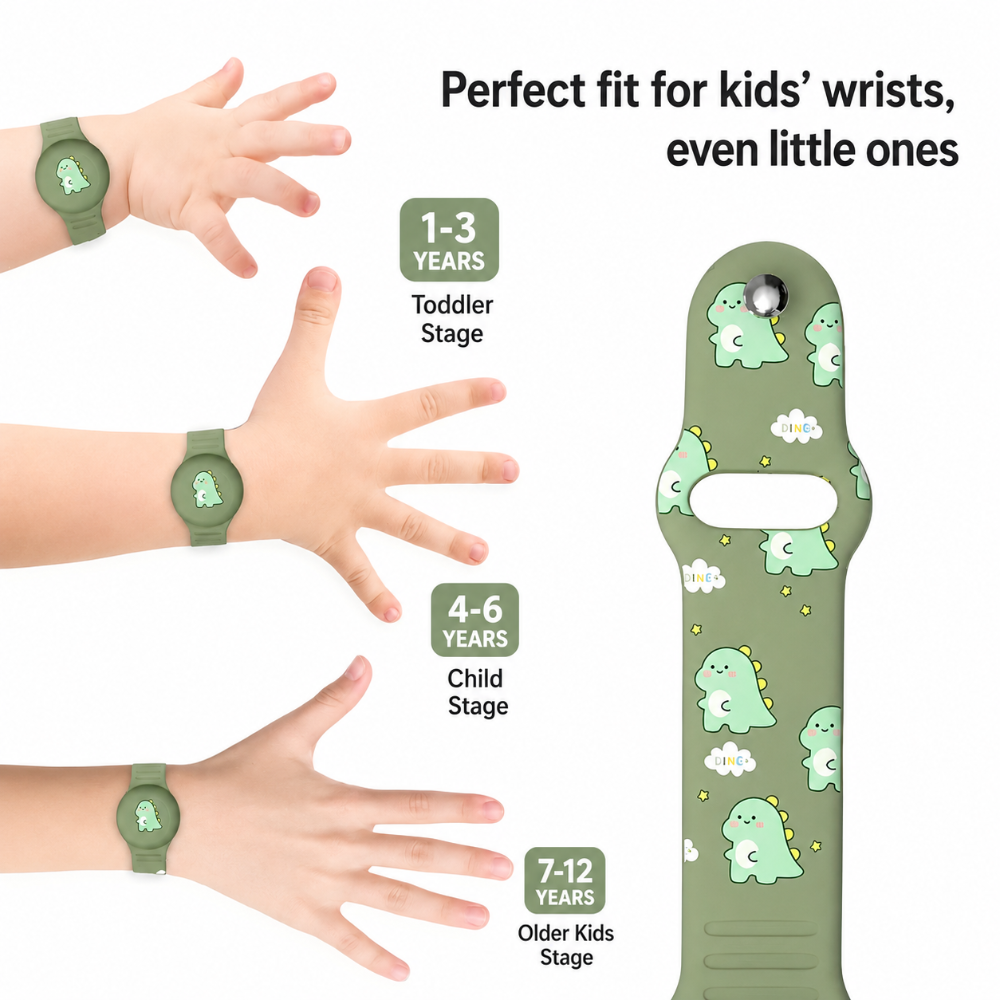 Women's Kids GPS Tracker Silicone Wristband Adjustable Design - Image 3