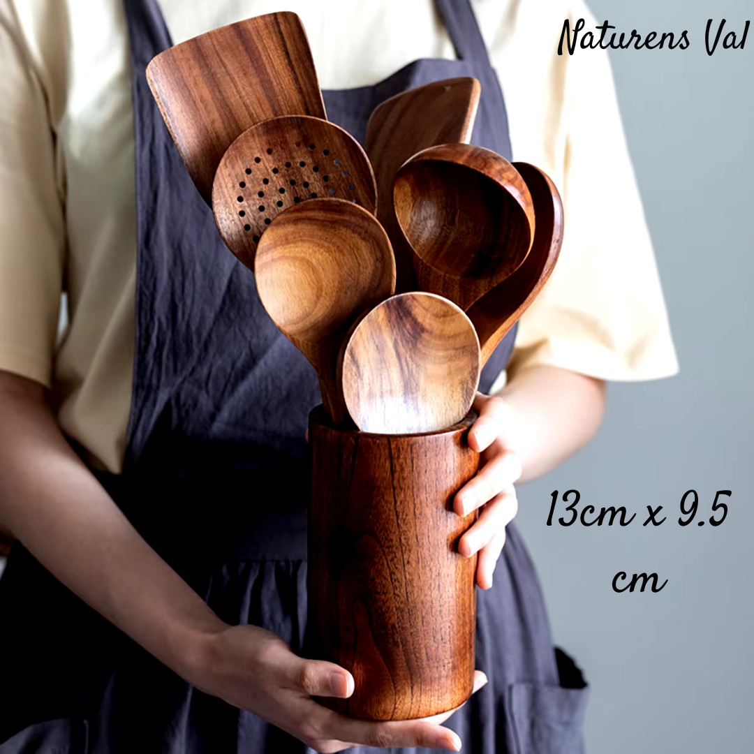 Wood Cooking Utensil Natural Bamboo Kitchen Tools Cooking - Image 8