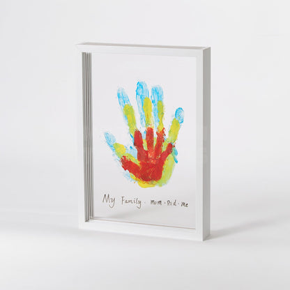 Wooden Frame Handprint Display Keepsake Craft Handprint Frame - Image 4