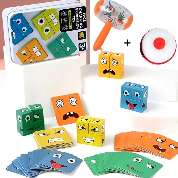 Wooden Stacking Blocks Toy Sorting and Learning Ages 3+ - Image 3